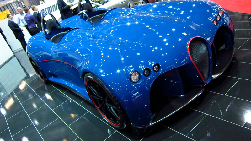 Illustration for article titled Wiesmann's BMW-powered ultralight is fast, stubby